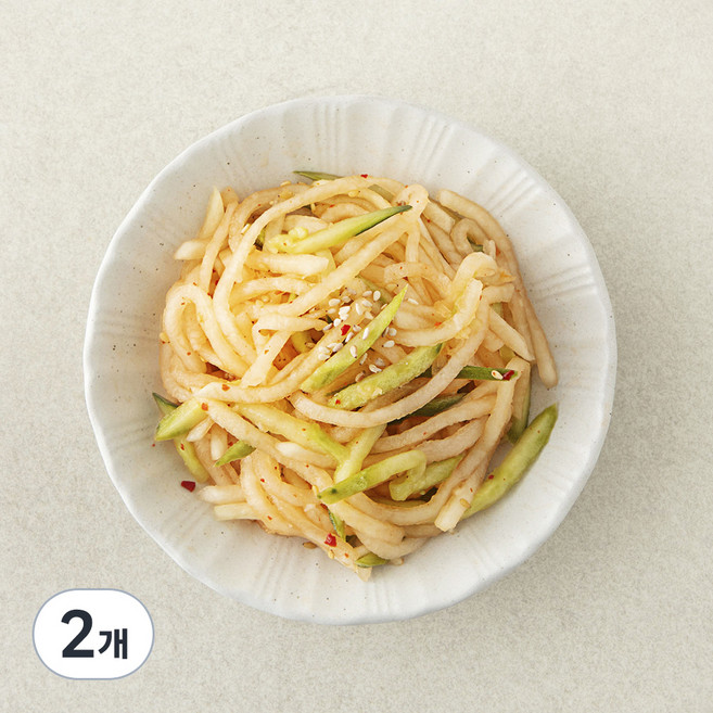 집반찬연구소 새콤오이무생채, 300g, 2개