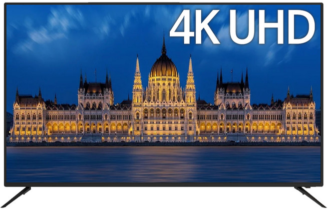 아남 4K UHD LED TV, 190cm(75인치), ACD755U, 스탠드형, 방문설치