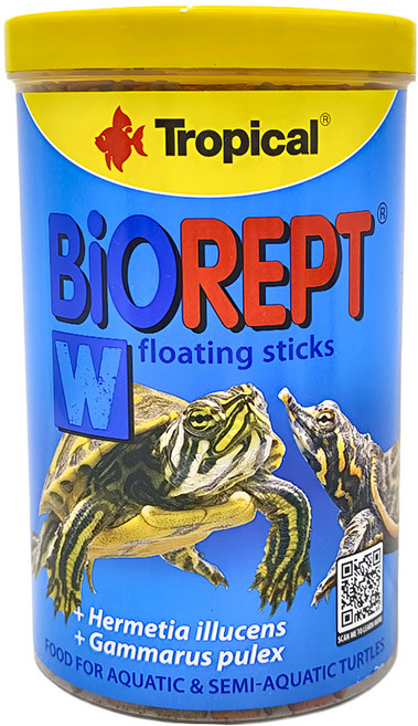 波蘭 Tropical 新高蛋白烏龜成長飼料, 1000ml, 1罐