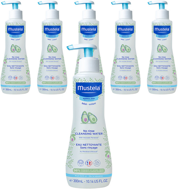무스텔라 노 린스 클렌징 워터, 300ml, 6개