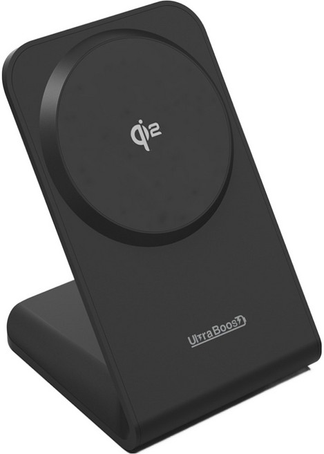 울트라부스트 Qi2 무선충전기 W6, 블랙, 1개