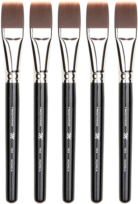 화홍엠 163 파운데이션 브러쉬, 혼합색상, 5개
