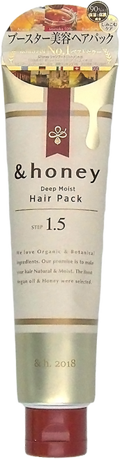 &honey 日本Deep蜂蜜亮澤修護髮膜, 130g, 1個