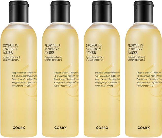 COSRX Full Fit蜂膠亮顏化妝水, 280ml, 4瓶