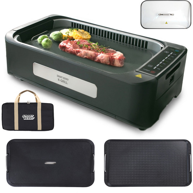 스마트베리 케이 그릴 전용뚜껑 포함, SBG-01(BK)