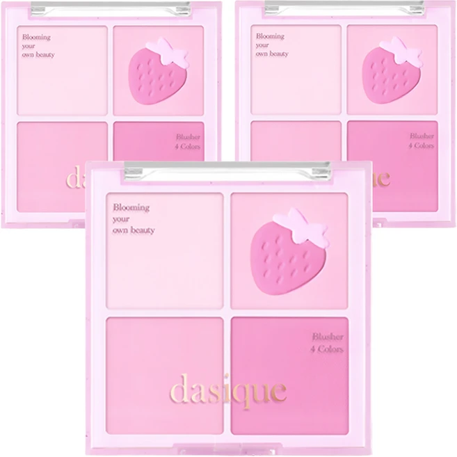 데이지크 블렌딩 무드 치크 블러셔 11g, 06 베리 스무디, 3개 - 쿠팡