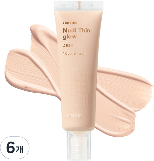 한스킨 누디 씬 글로우 베이스 30ml, 6개, 쿨블라썸 17~21호