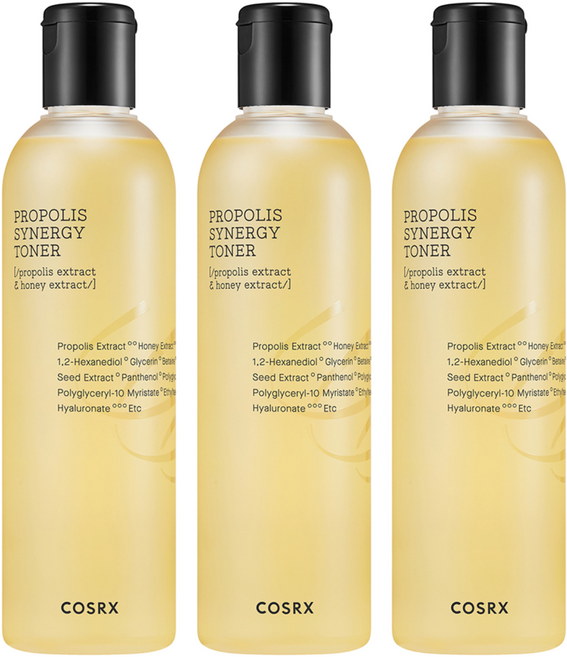 COSRX Full Fit蜂膠亮顏化妝水, 280ml, 3瓶