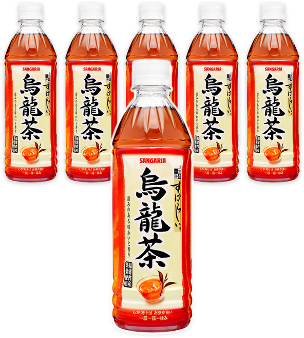 산가리아 스바라시 우롱차, 500ml, 6개