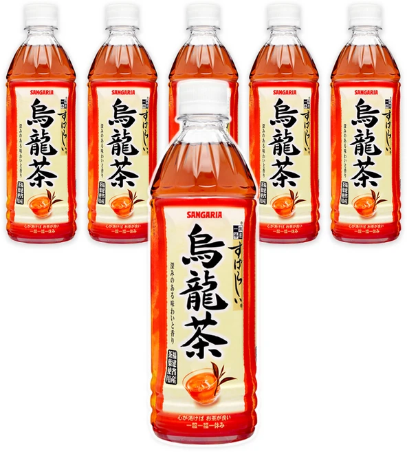 산가리아 스바라시 우롱차, 500ml, 6개 - 쿠팡