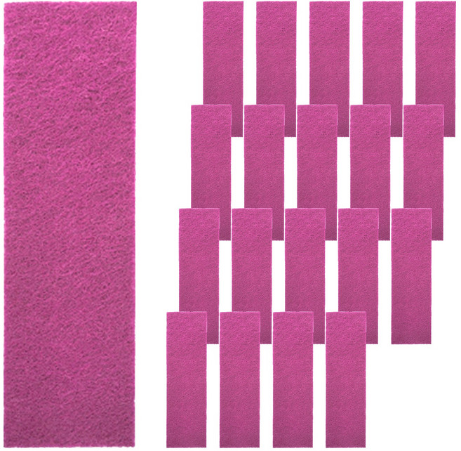 월드크린 장죽 수세미 핑크색, 1개입, 20개