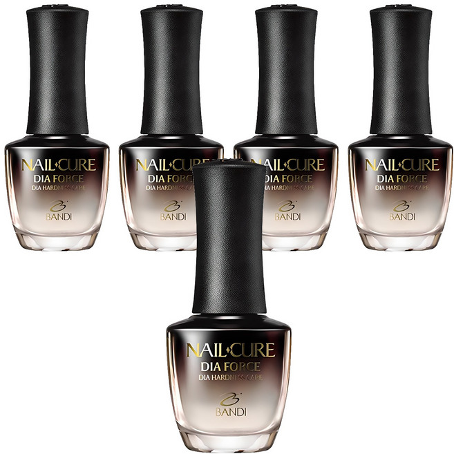 반디BANDI 네일큐어 다이아 포스 네일 큐티클케어 네일영양제, 5개, 7ml