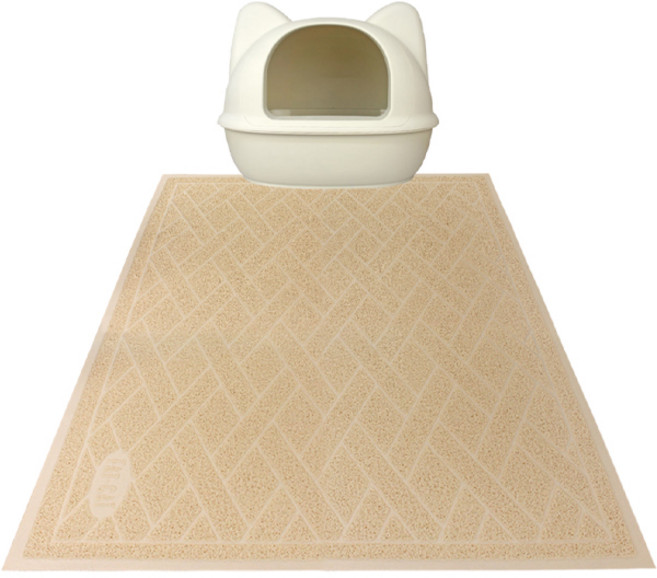 팻캣 고양이 모래매트, 베이지, 1개