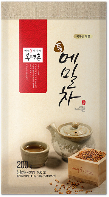 봉평촌 통메밀차, 200g, 1개입, 1개