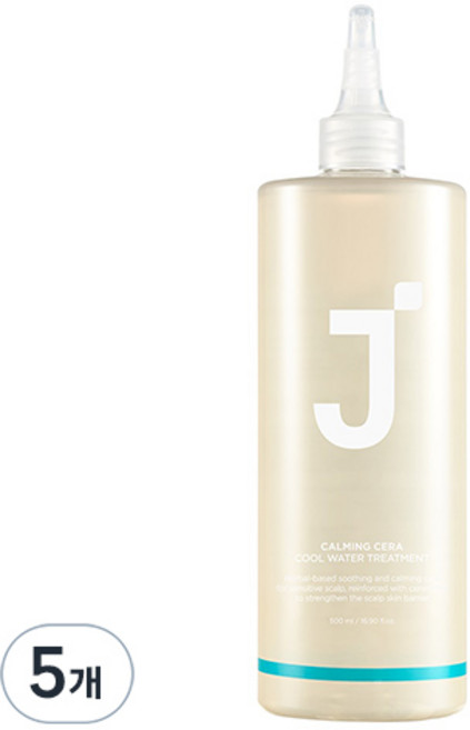 제이숲 카밍 세라 쿨 워터 헤어 트리트먼트, 500ml, 5개