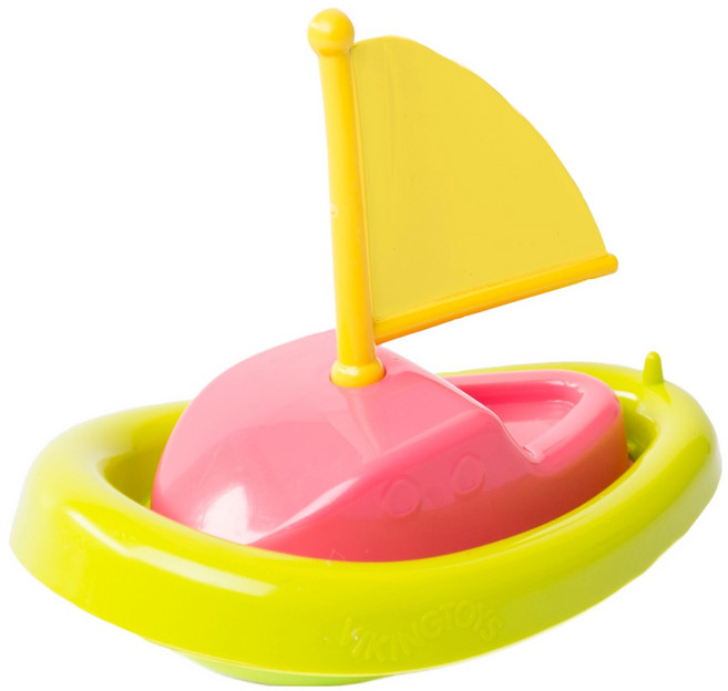 VIKINGTOYS 維京玩具 戲水小帆船, 1組, #21190, 15cm, 黃色, 粉色, 綠色