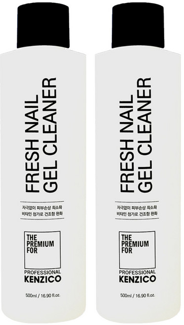 켄지코 프레시 네일 젤 클리너, 500ml, 2개