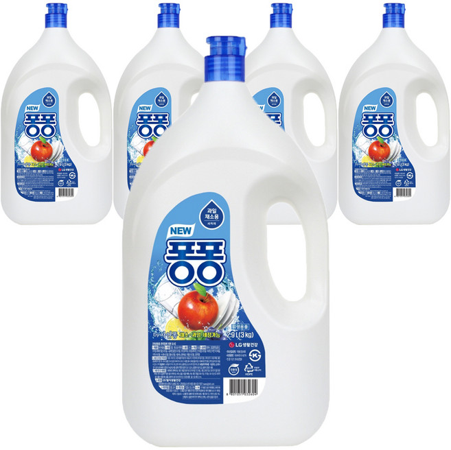 퐁퐁 주방세제, 2.9L, 5개