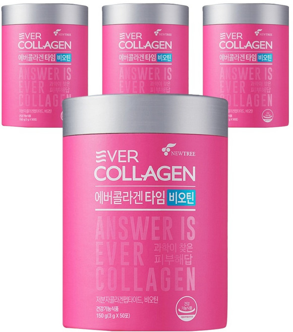 에버콜라겐 타임 비오틴, 150g, 4개