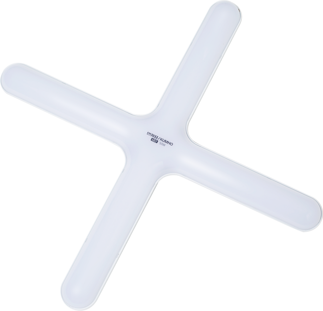 번개표 LED 원형십자등 50W 6500K