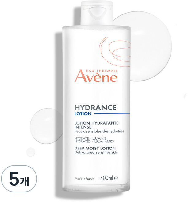 아벤느 이드랑스 딥모이스트 로션 토너, 400ml, 5개