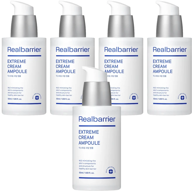 리얼베리어 익스트림 크림 앰플, 50ml, 5개 - 쿠팡