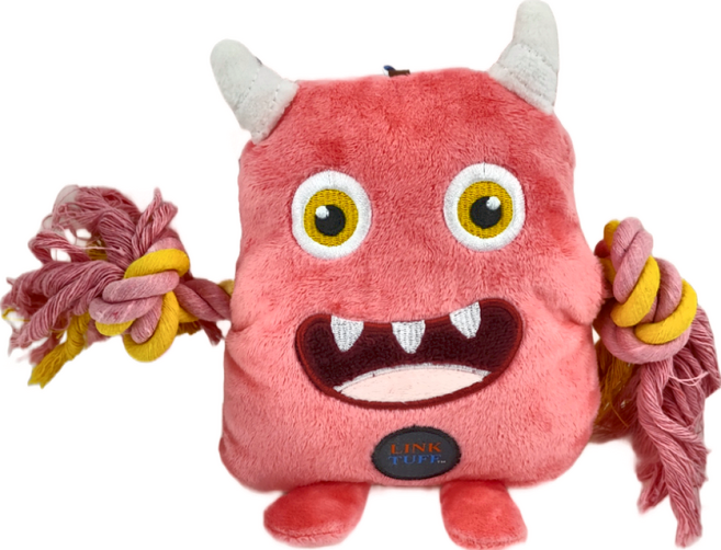 Charming Pet 粉紅怪 玩具 聚酯纖維+短絨布, 1個