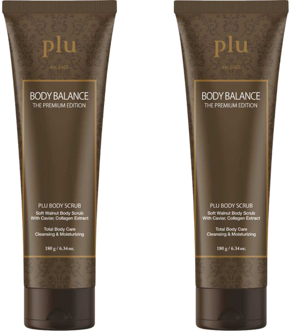 플루 바디 밸런스 더 프리미엄 에디션 바디스크럽, 180g, 2개