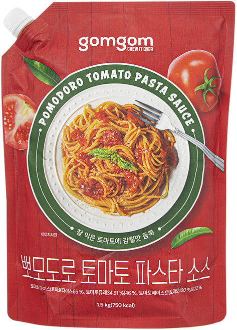 뽀모도로 토마토 파스타 소스, 1.5kg, 1개