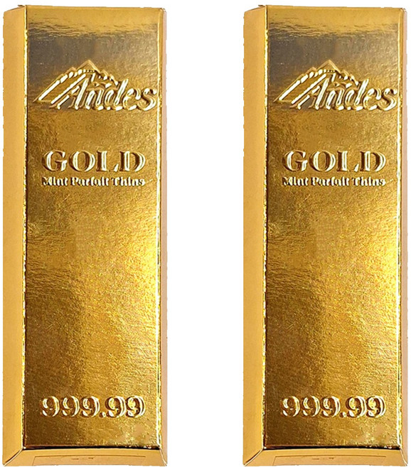 Andes 安迪士 金磚雙薄荷可可薄片, 57g, 2盒