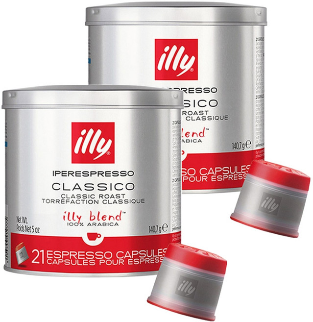 일리 미디움 로스티드 캡슐커피, 6.7g, 21개입, 2개