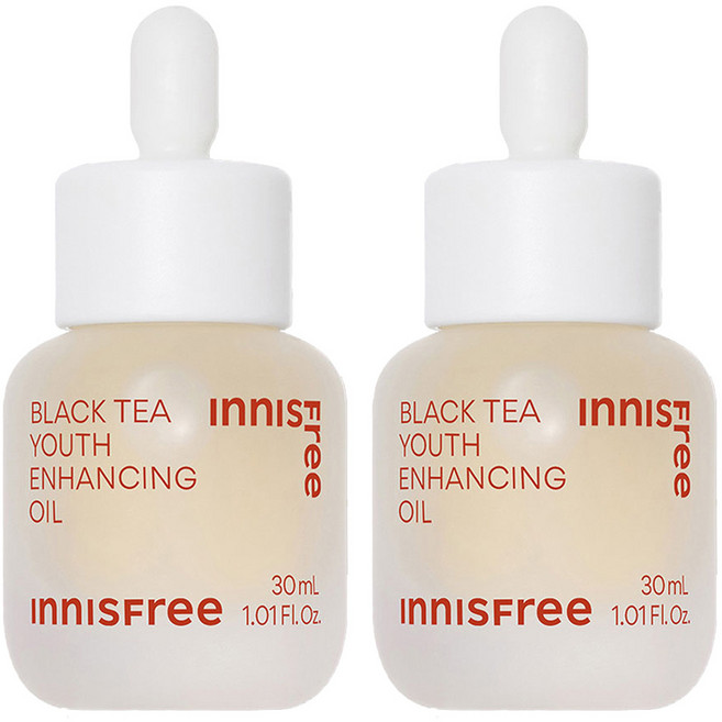 이니스프리 New 블랙티 유스 인핸싱 오일, 30ml, 2개