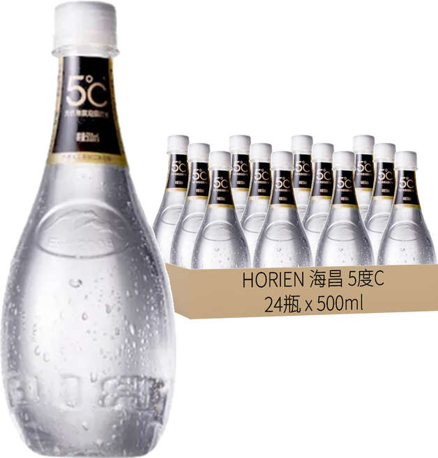 HORIEN 海昌 5度C 天然無氣泡蘇打水, 500ml, 24瓶