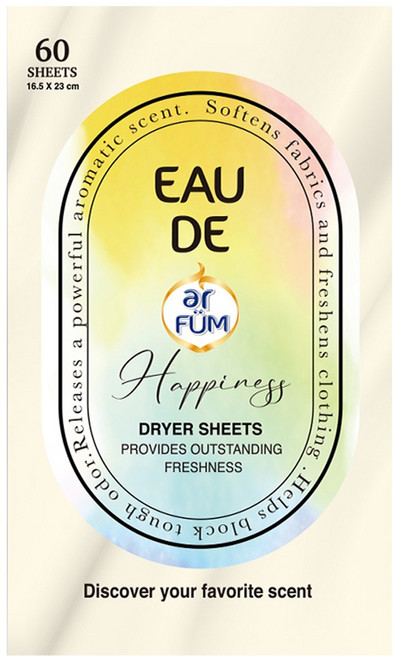 아로퓸 시그니처 드라이 시트 해피니스, 60개입, 1개