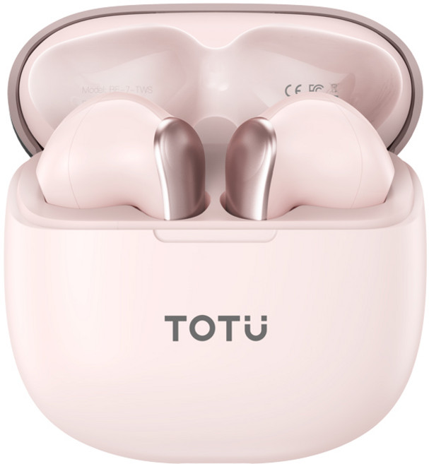 TOTU 拓途 TWS真無線藍牙耳機, BE-12-7-TWS, 霧面磨砂粉