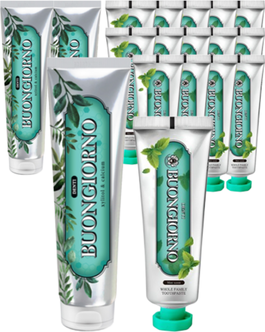 덴티본조르노 치약 구취케어 170g + 구취케어 100g x 5p, 3세트