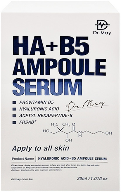 Dr.May 美博士 超級玻尿酸B5保濕精華, 30ml, 1瓶