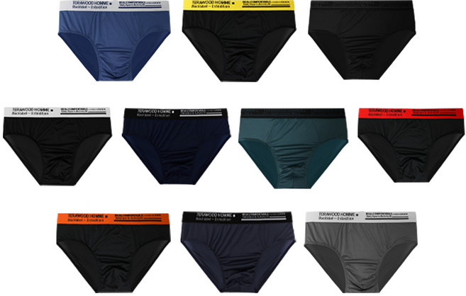 테라우드 남성 퍼스트에디션 삼각 팬티 10종세트