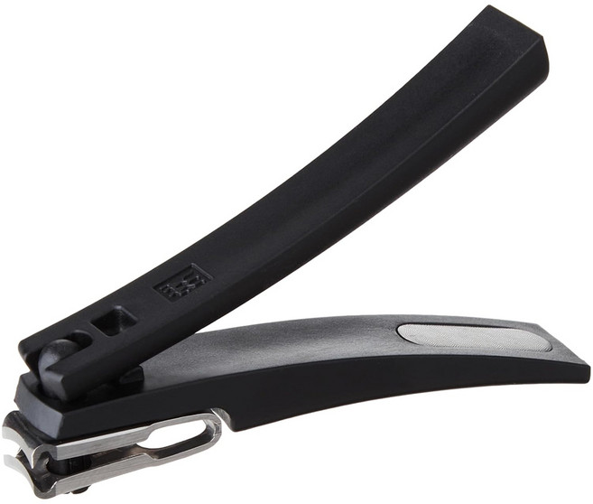 ZWILLING 雙人 簡約時尚多向旋轉指甲刀 42441-400-0, 黑色, 1個