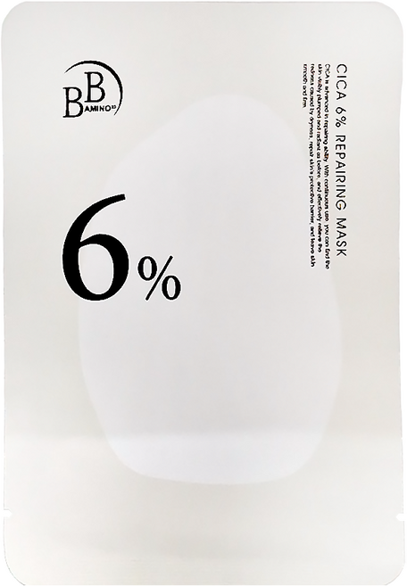 BB AMINO 科研 6%積雪草修護面膜 54ml, 3片, 1包