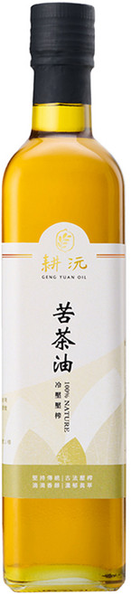 GENG YUAN 耕沅 100%冷壓初榨苦茶油, 500ml, 1瓶