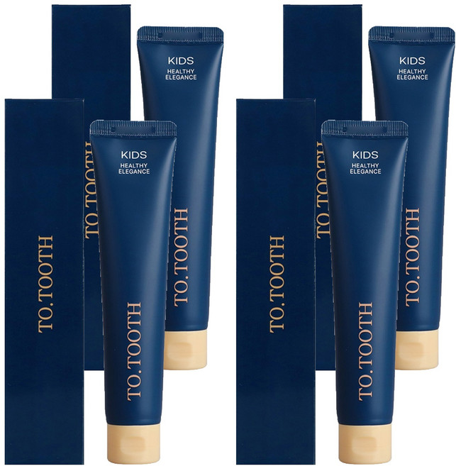 메디덴코 투투스 키즈 어린이 치약, 95g, 4개