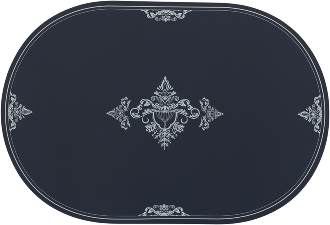 디아르 플래티넘 실리콘 방수 레미니센스 식탁매트, 시그니쳐 다크네이비, 43 x 29.5 cm, 1개