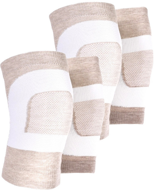 ZEAMO 日本蠶絲舒適四季保暖防滑護膝, 2雙