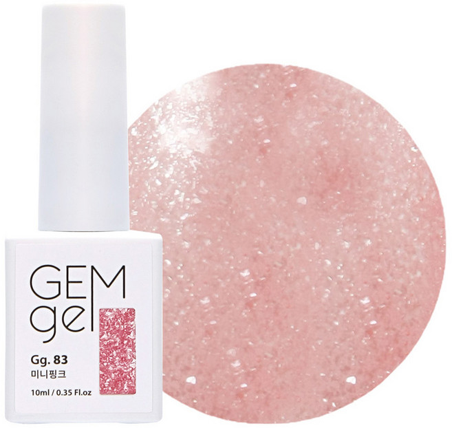 아이빛 네일아트 젬젤 컬러 젤네일, 83미니핑크, 10ml, 1개