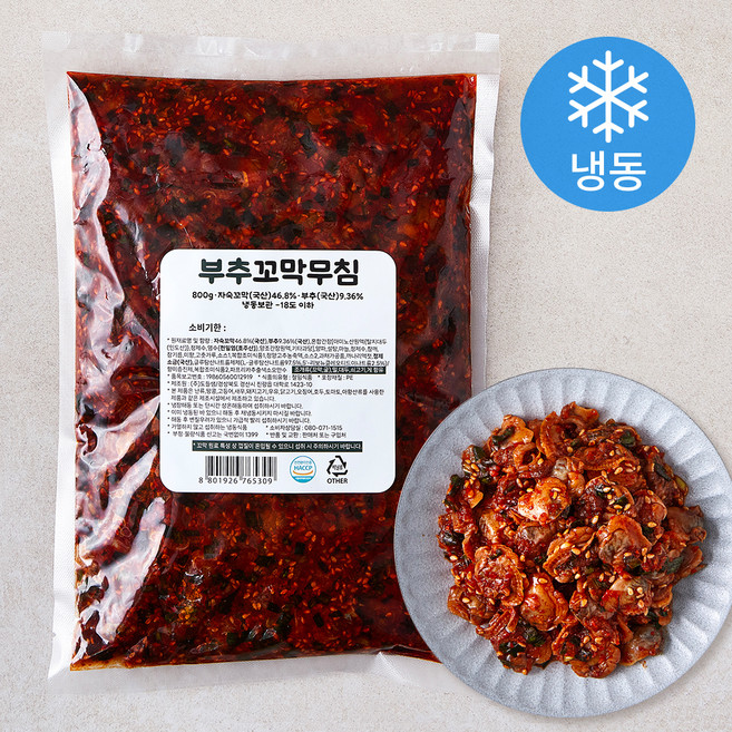 도들샘 부추꼬막무침 (냉동), 800g, 1개