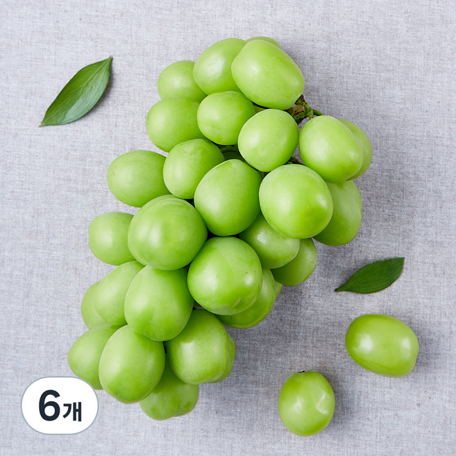 하이프루츠 한송이 샤인머스켓 포도, 500g, 6개