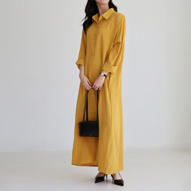 스타 맥시 셔츠 롱 원피스 빅사이즈 포함