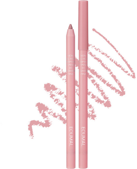 에크멀 논 섹션 딥테일 립 펜슬 0.4g, 01 피더리 핑크, 1개