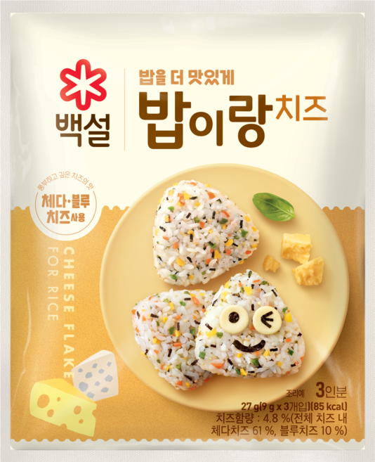 백설 밥이랑 치즈, 27g, 1개